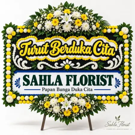Papan Bunga Duka Karet Tengsin